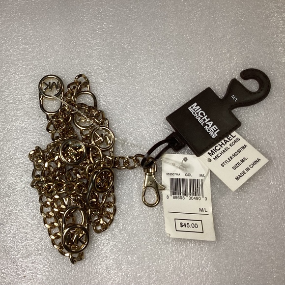 Michael Kors Gold-tone Chain Size M/L NWT - Picture 5 of 8